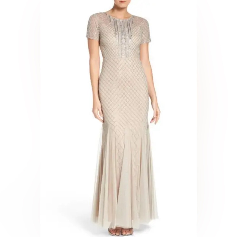 Adrianna Papell beaded Gown